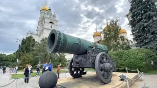 Complete walk through Moscow Kremlin | Kremlin Armoury Chamber, Museums and Cathedrals | Russia 2021