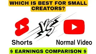 Shorts vs Normal Video | Which Will Earn More? | Does Shorts Run Ads Equal To Normal YouTube videos?