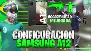 Configuración Para Samsung A12 Free Fire Nueva Actualización parecerás hacker DPI+HUD supresor 😱