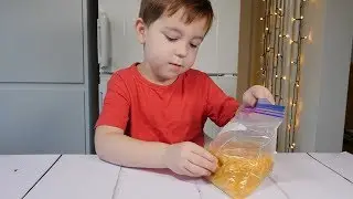 Simple Experiment with Cornflakes and Magnet #2