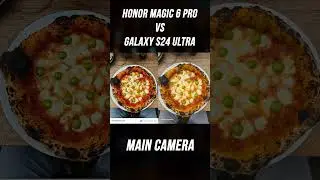 Honor Magic 6 Pro vs Galaxy S24 Ultra Camera Comparison #shorts