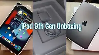 Apple iPad 9th GENERATION SPACE GREY 256GB UNBOXING & SETUP + ACCESSORIES | HOLIDAY DEALS