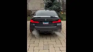 BMW M5 CS COLD START