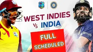 India Tour Of West Indies 2023 !! India vs West Indies Full Schedule