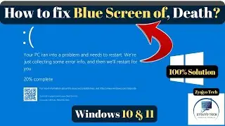 Your PC ran into a problem and needs to restart How to fix this problem Blue screen