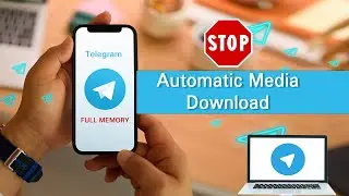 How to stop automatic photo, video, audio download in Telegram