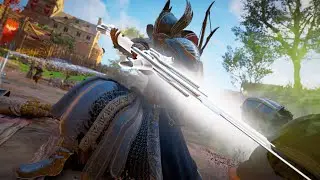 Assassin's Creed Valhalla - Excalibur Sword Combat Gameplay