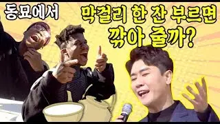 외국인이 동묘에서 영탁 노래 막걸리 한잔을 부르면 깎아줄까?