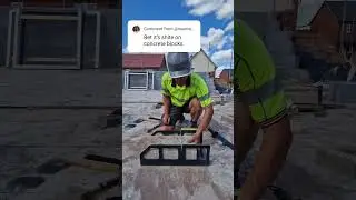 Cutting concrete blocks #blockchop #bricklaying #bricklayer #building