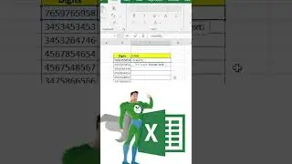 How to keep the 0 in front of number in excel #short #excel #computer #mstips #shortsexcel