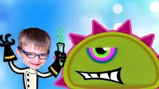 Лизун СЛИЗНЯК захватывает мир #1 Бегство из Колледжа Игра Mutant Blobs Attack Lion Boy