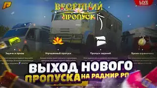 НОВЫЙ ВЕСЕННИЙ ПРОПУСК на РАДМИРЕ🔥СТРИМ RADMIR RP🔥 КАЖДЫЕ 50❤ КОД на СКИН GTA RADMIR HASSLE GTA5