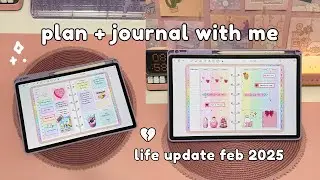 Plan with me ✏️💔 Galaxy tab S9+ | Penly app | digital planner | digital journal | Samsung tablet