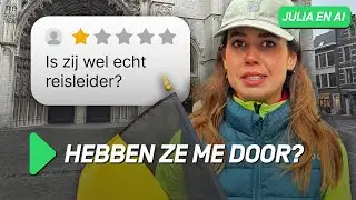 Kun je REISLEIDER spelen in ELKE STAD met ALLEEN AI? | JULIA EN AI #4 | NPO 3