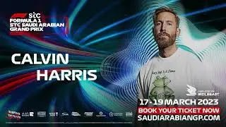 Calvin Harris is on his way to the 2023 #F1 stc #SaudiArabianGP