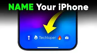 iOS 18: iPhone Lock Screen Customization! Add Your Name on Your iPhone