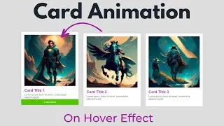 How to Make Animated Card in HTML and CSS