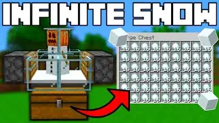 🦅 Minecraft Bedrock 1.20 | EASY SNOW FARM TUTORIAL!