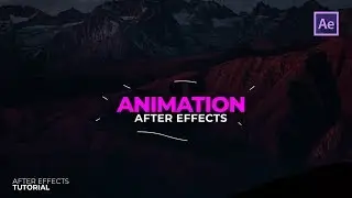 Smooth slide pop text animation in After effects CC