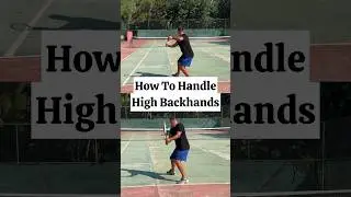 How To Deal With High Backhands in Tennis 🎾 (6 Ways)