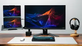 Ultimate Desk Setup 2023 ft. Lenovo Yoga Book 9i!!