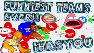 AGARIO FUNNIEST TEAMS GAME EVER!!! #84 by iHASYOU