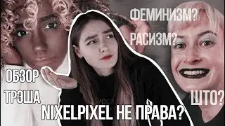 НИКСЕЛЬПИКСЕЛЬ НЕ ПРАВА? САША КЭТ НЕ РАСИСТ