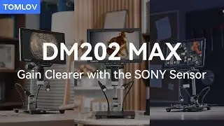 TOMLOV DM202 Max 25MP HDMI Digital Microscope | See More And Do More