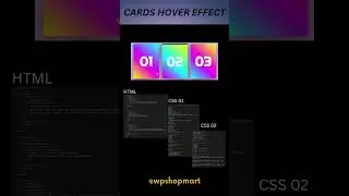 cards hover effect design using html css. Like subscribe please. #ui #ux #codingshortvideo #website