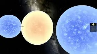 Солнце - полное сравнение с другими звездами!!Comparison of Planets and Stars!!