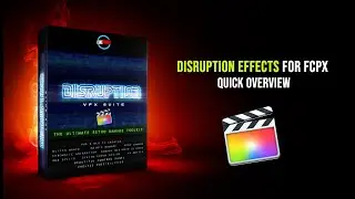 How to use Glitch Effects inside Final Cut Pro using DISRUPTION from CINEPUNCH