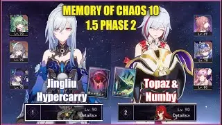 E0 Jingiu E0 Topaz Memory of Chaos 10 | Honkai Star Rail 1.5