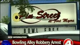 Arrest in Fort Myers bowling alley robbery