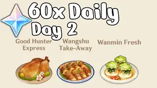 60 Free Primogems | Food Delivery Event Day 2 | While Its Warm | Genshin Impact