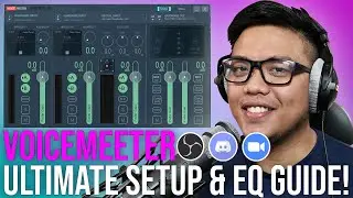 VOICEMEETER SETUP and VOCAL EQ guide: DJ-quality for streaming, OBS, Discord & Zoom