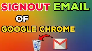 How To Signout From Google Chrome On Android | Signout Email Of Google Chrome