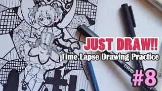 [Just Draw!!] Fanart Madoka Kaname - Time Lapse of My Regular Drawing Practice #8