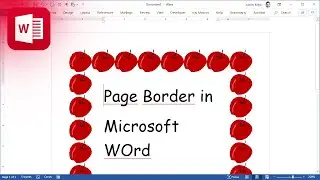 The best way to add page border in Microsoft Word.