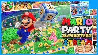 Drunk Mario Party Superstars Stream w/ Friends - Drink everytime someone gets a star