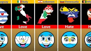 Countries That Hate And Love Argentina | Epic Countryballs |