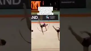 Polish🇵🇱championship of rhythmic gymnastics team! used #BTS “BLACK SWAN” #olympics2024 #gymnastics