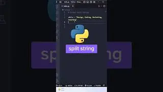 python split string method 