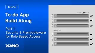 To-do App Build Along (PART 1): Security & Premiddleware for Role Based Access