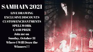 SAMHAIN 2021 LIVE DRAWING