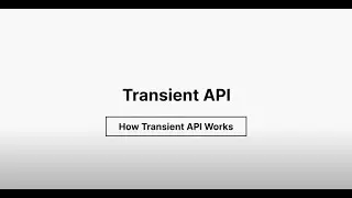 WordPress Core APIs - How Transient API works