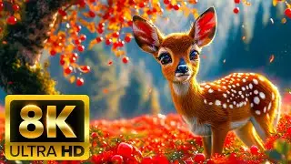 Animals: The Fascinating World (60FPS) ULTRA HD - With Nature Sounds Colorfully Dynamic