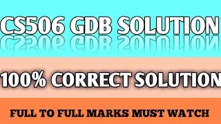 #cs506gdbsolution