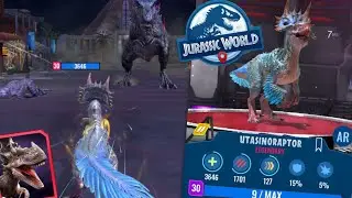 Utasino & Allosino Face The Mortem Rex Boss! + Doing A No Heals Mortem Raid!! (Jurassic World Alive)