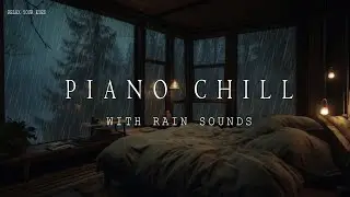 Gentle Rain on Window 🌧️🌿 Relaxing Piano Music for Stress Relief and Deep Calm 🎹💤 Forest Rainy Vibes