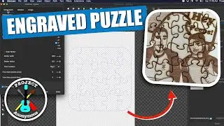 CUSTOM ENGRAVED PUZZLE | Using Inkscape Extension & Monport 40W CO2 Laser